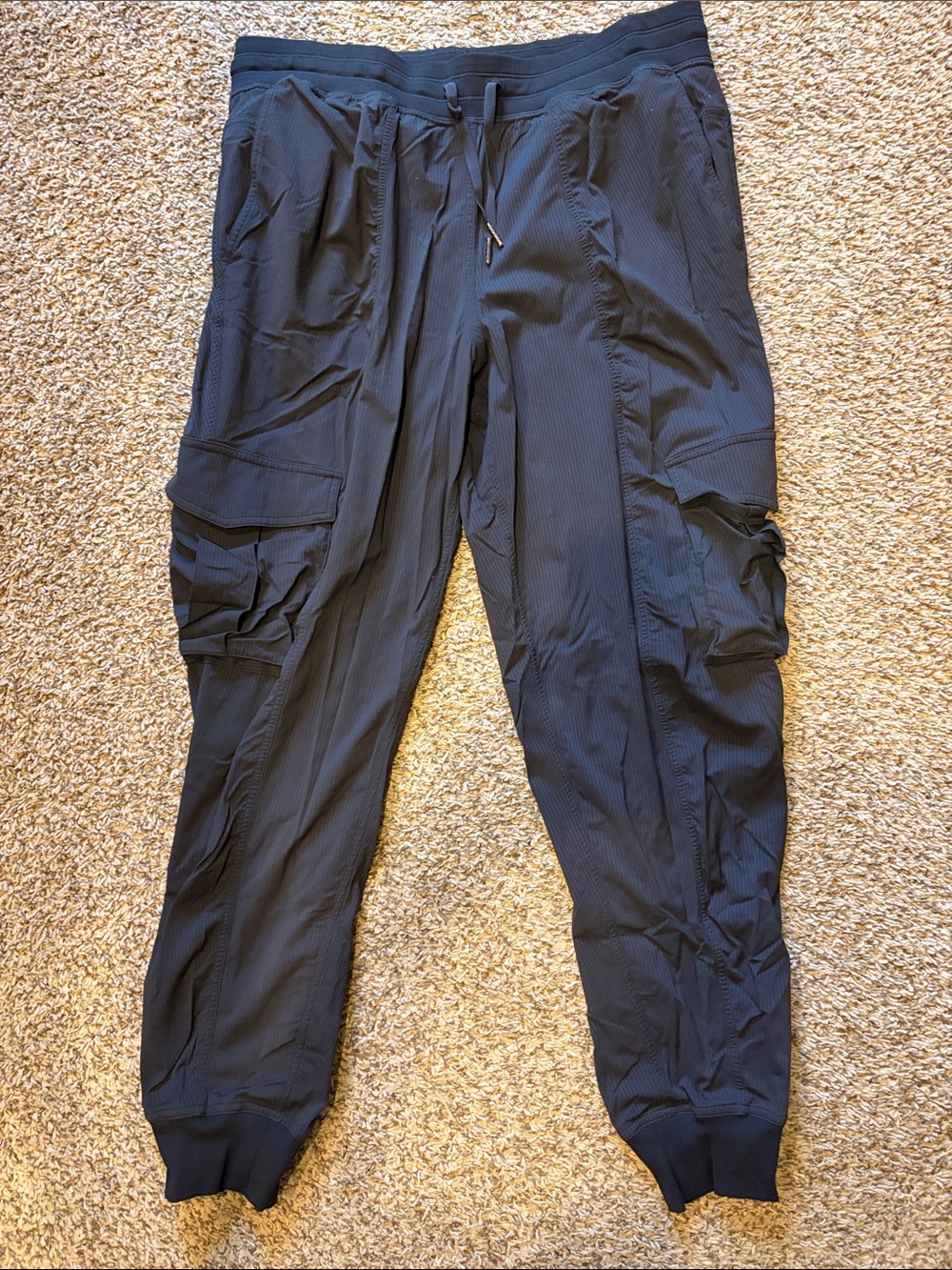 lululemon athletica Black Cargo Jogger Pants